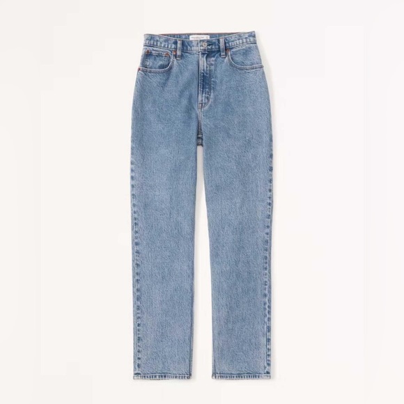 Abercrombie & Fitch Denim - Curve Love Ultra High Rise 90s Straight Jean